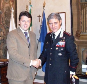 Matteo Renzi ed Emanuele Saltalamacchia
